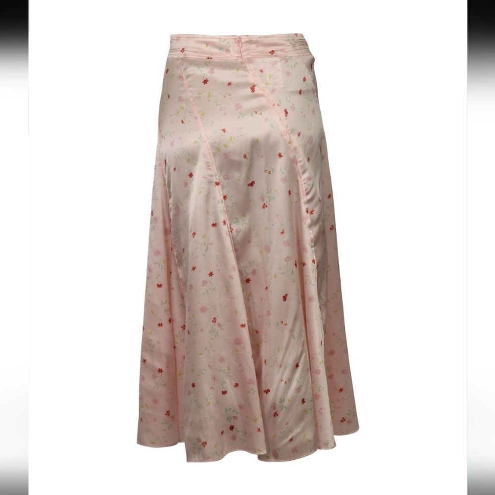 Ganni silk floral skirt size 4